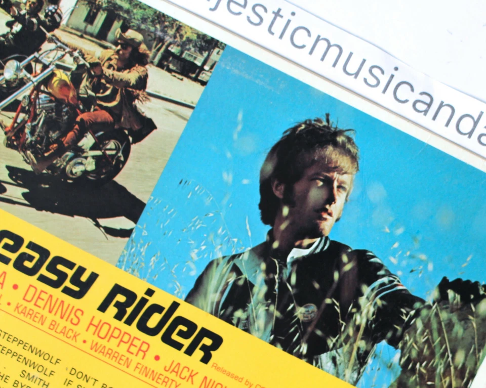 ORIGINAL 1969 EASY RIDER SOUNDTRACK JIMI HENDRIX THE BYRDS BAND ELECTRIC PUNES - Image 4 of 4