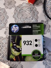 HP 932 Black Ink Cartridges 2-Pack Genuine Sealed OEM Expired 04/2017