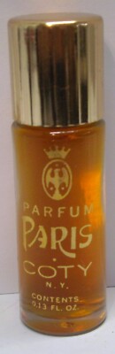 Paris De Coty Perfume Parfum Splash 0.13 Oz. By Coty. Vintage