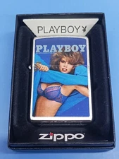 Zippo Playboy Cover June 1987 Brushed Chrome 200-80205