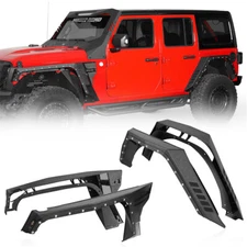 Offroad Steel Front / Rear Fender Flares Fit 2018-2025 Jeep Wrangler JL 4-Door