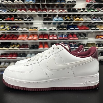 Nike Air Force 1 Low White “Dark Beetroot” DH7561-106 Men's Size