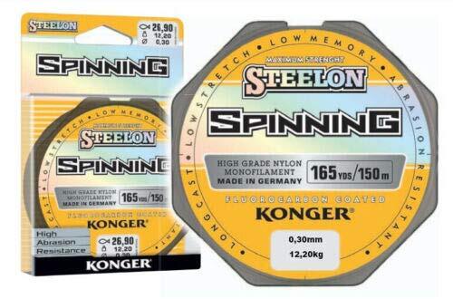 Konger Ligne de pêche à la carpe Team Carp Red - Coule rapidement