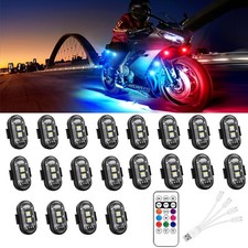 Rgb Led Strobe Light 812162024 Wireless Remote Control For Car Motor Bikes