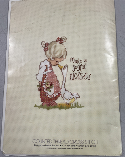 Precious Moments Book PM-1 Cross Stitch Patterns Gloria & Pat 1980 - Picture 7 of 9
