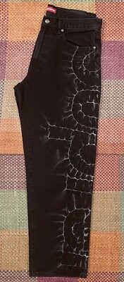 Supreme Shibori Loose Fit Jean Black Size 34 SS23 | eBay Supreme Shibori Loose Fit Jean Black Size 34 SS23 | eBay