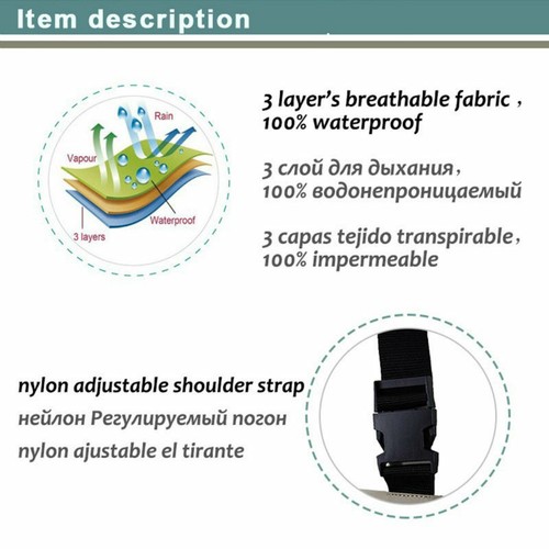 Fly Fishing Chest Waders Breathable Waterproof Stocking foot River Wader Pants - Picture 5 of 12