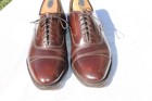 JOHNSTON & MURPHY SHOES SIZE 9.5 D BROWNS MADE IN USA OPTIME  IN GREAT CONDITION — photo 2