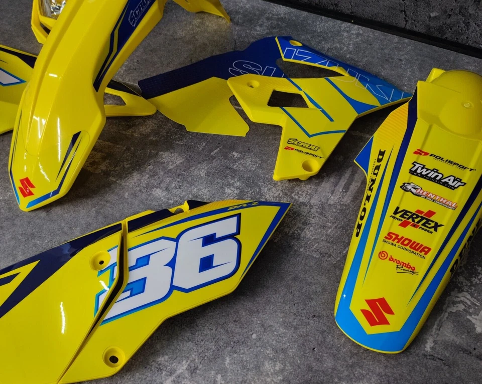 Plásticos + Gráficos + Faro para Suzuki DRZ400 1999-2024 Polisport RESTYLE Foto 4 de 4