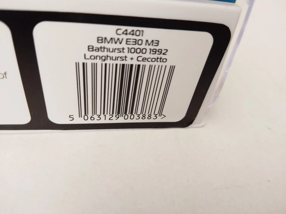 Scalextric BMW M3 E30 #25 Cecotto Benson & Hedges Bathurst 1000 1992 1/32 C4401 - Bild 3 von 3