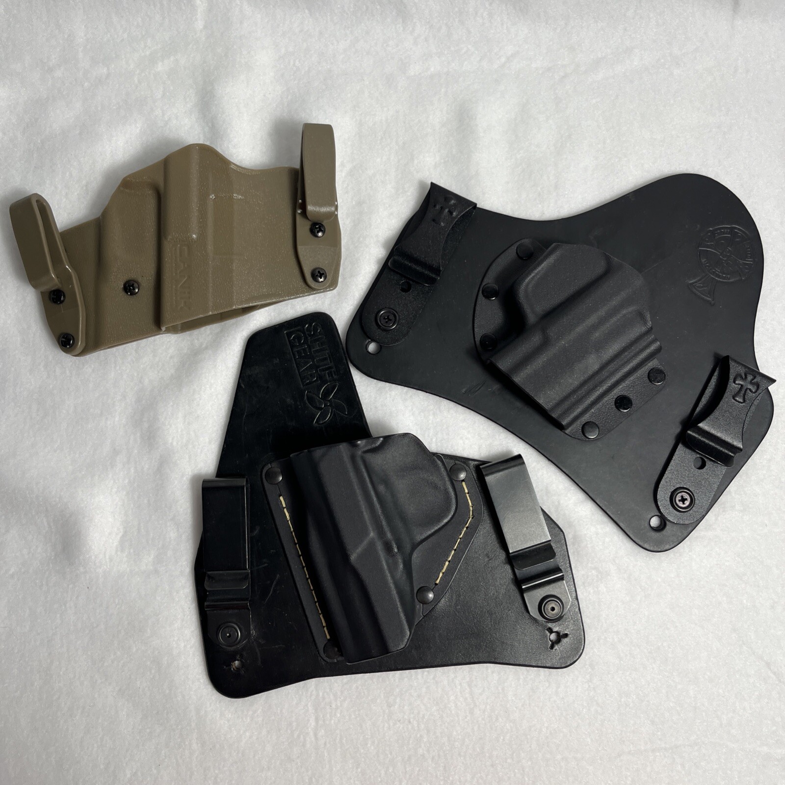 Lot Of 3 concealed carry gun holsters Cross Breed Shtf Gear Canik