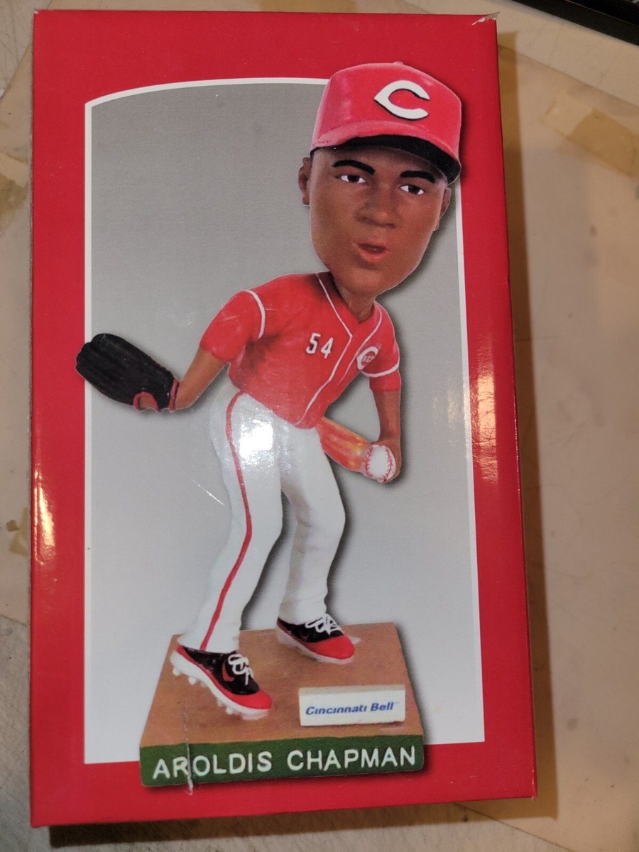 アロルディスチャップマン aroldis Chapman bobble head Cincinnati Reds Aroldis Chapman Bobblehead SGA | eBay