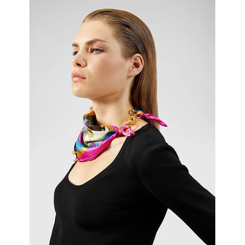 Versace store style scarf