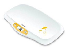 Beurer BY80 Baby Scale With Hold Function and Large LCD Display KG/LB/OZ