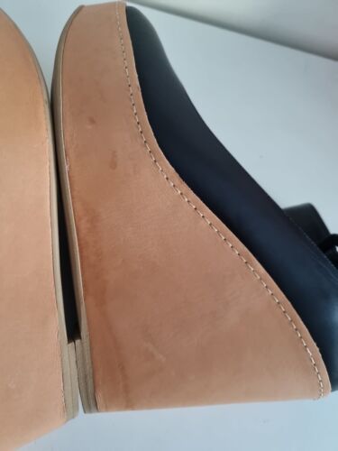 Zapatos para mujer ROBERT CLERGERIE CUÑAS TACONES de cuero negro talla UK 37 - Imagen 20 de 24