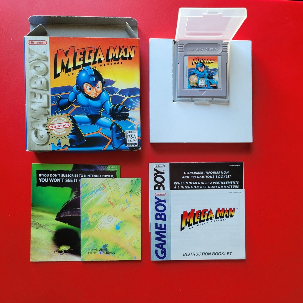 Mega Man Dr Wily's Revenge Authentic Game Boy Original Cartridge  