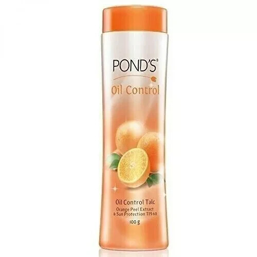 2X Ponds Oil Control Talkumpulver mit Orangenschalenextrakt 100GM kostenloser... - Bild 3 von 4