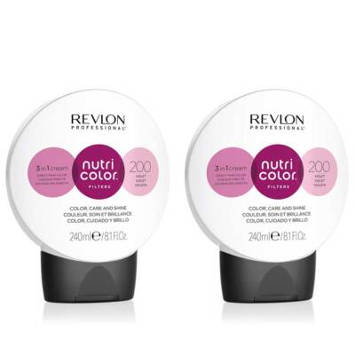 Revlon Nutri Color Filters 200 - 2x 240ml  - Violett - Farbmaske
