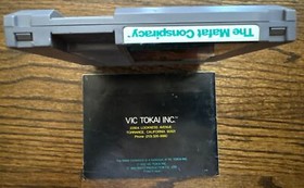 Vintage Nintendo NES The Mafat Conspiracy Game Vic Tokai