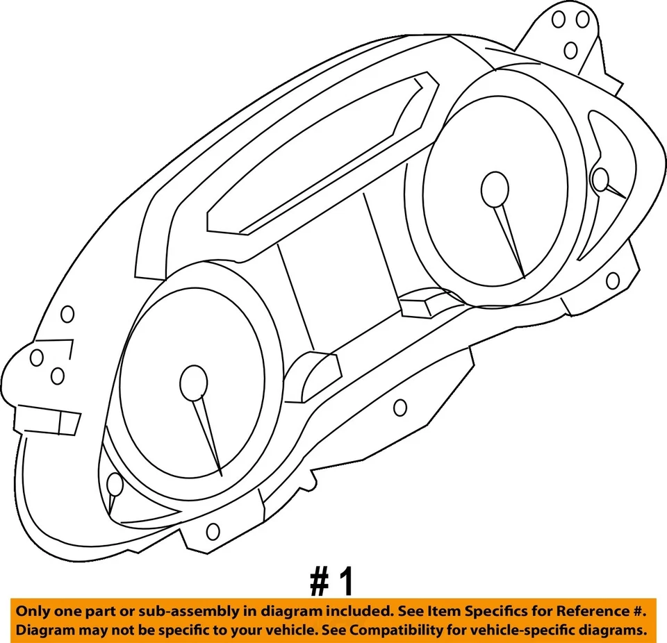Medidor de velocímetro usado se adapta a: Audi S4 Cluster Sdn 2015 pantalla multifunción opcional Foto 3 de 4