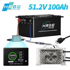 36V 105Ah 48V 105Ah Battery LiFePO4 Lithium Golf Cart 200A BMS  Monit  Charger