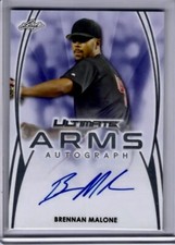 2019 LEAF ULTIMATE ARMS AUTOGRAPH BRENNAN MALONE ROOKIE RC AUTO #UABM1