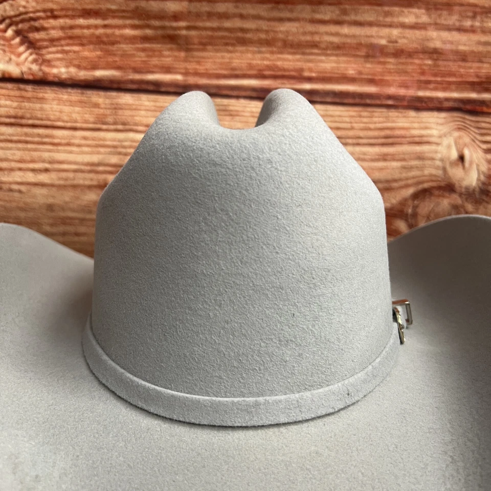 Men 100X western Cowboy Felt Hat Tejana wool / Tejana Vaquera Estilo Taco-Sebas - Image 4 of 4