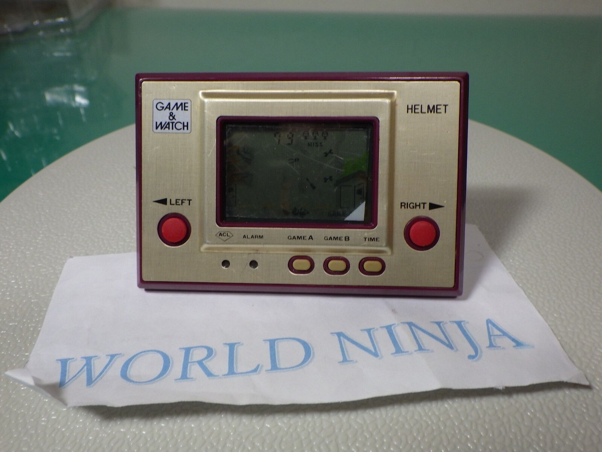 GAME&WATCH ヘルメット Nintendo HELMET CN-07 HELMET - Nintendo Game & Watch CN-07 - 1981 JAPAN Japan Used