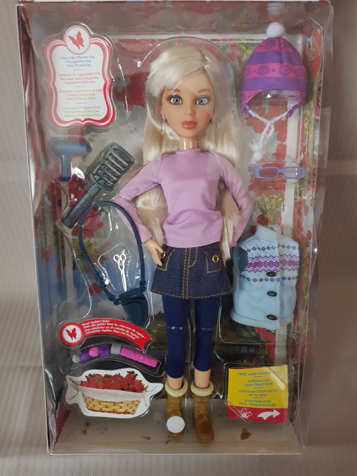 Poupée articulée SOPHIE Spin Master idéale pour imaginer des défilés de mode à la maison