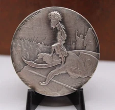 2015 Niue Biblical Series "David & Goliath "  2oz Silver RD Box & COA  (093PID)