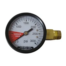 High Pressure Air Gauge 3000 PSI