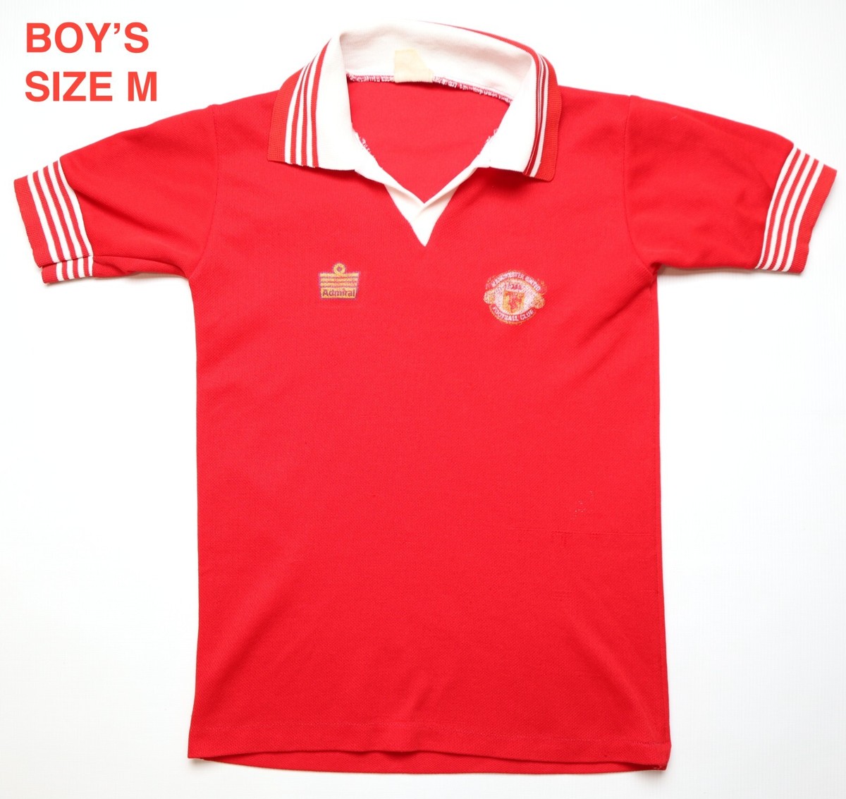 T-shirt Rouge Admiral Homme - Taille M - Logo Sport Graphique - 100% Coton