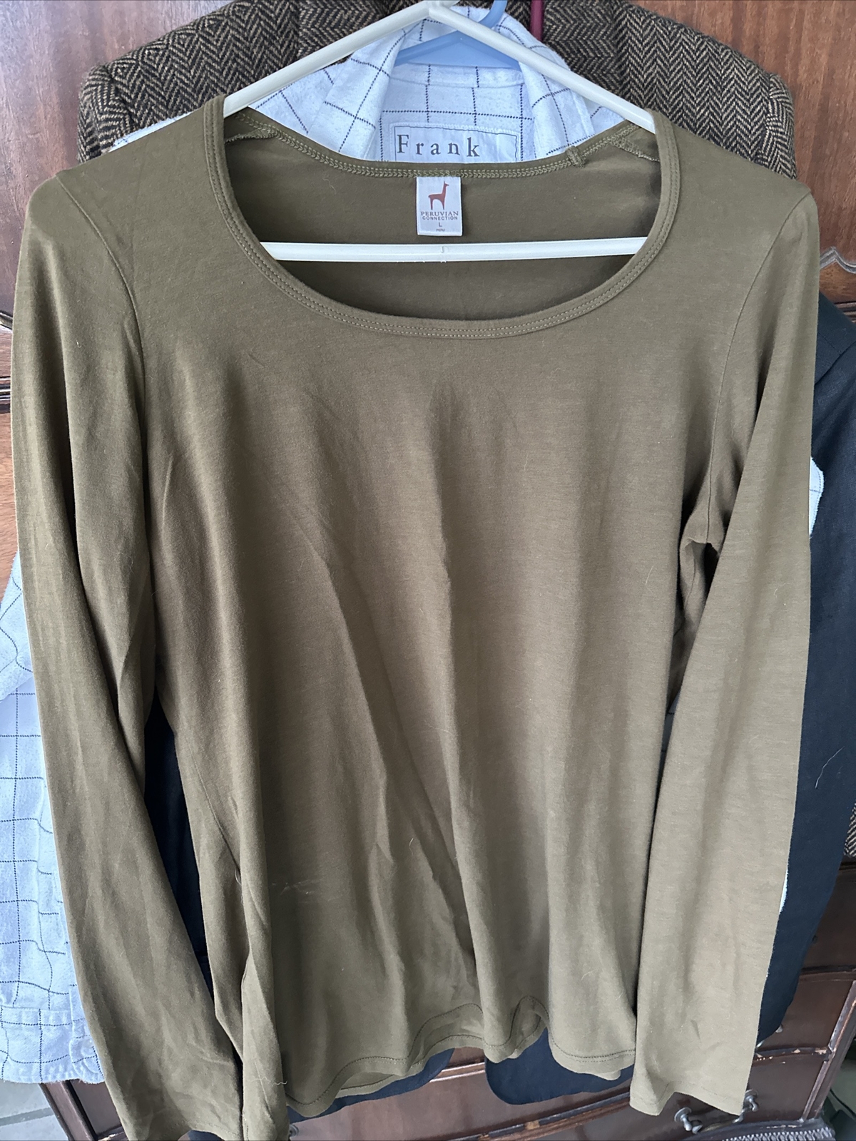 Peruvian Connection Top / Tee , Size Large , euc - image 1