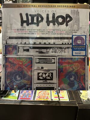 Voices Of HIP HOP LP 10 Classic Hits NEW W/hype Purple Marble