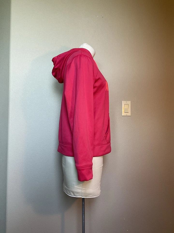 Sudadera/sudadera con capucha Under Armour rosa para mujer talla LG deportes al aire libre atletismo Foto 2 de 4