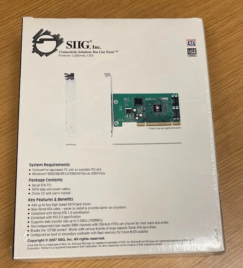 *NEW* Serial ATA PCI - Image 2 of 2