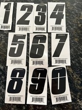 Insight 3" Bmx Numbers 0-9 Black