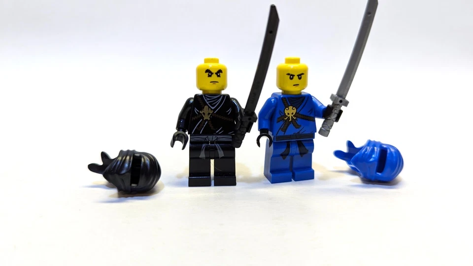 LEGO Ninjago Original Style Kai, Jay, Cole, Zane, FIGURE LOT, 2506, 2507, 2011 - Image 3 of 4