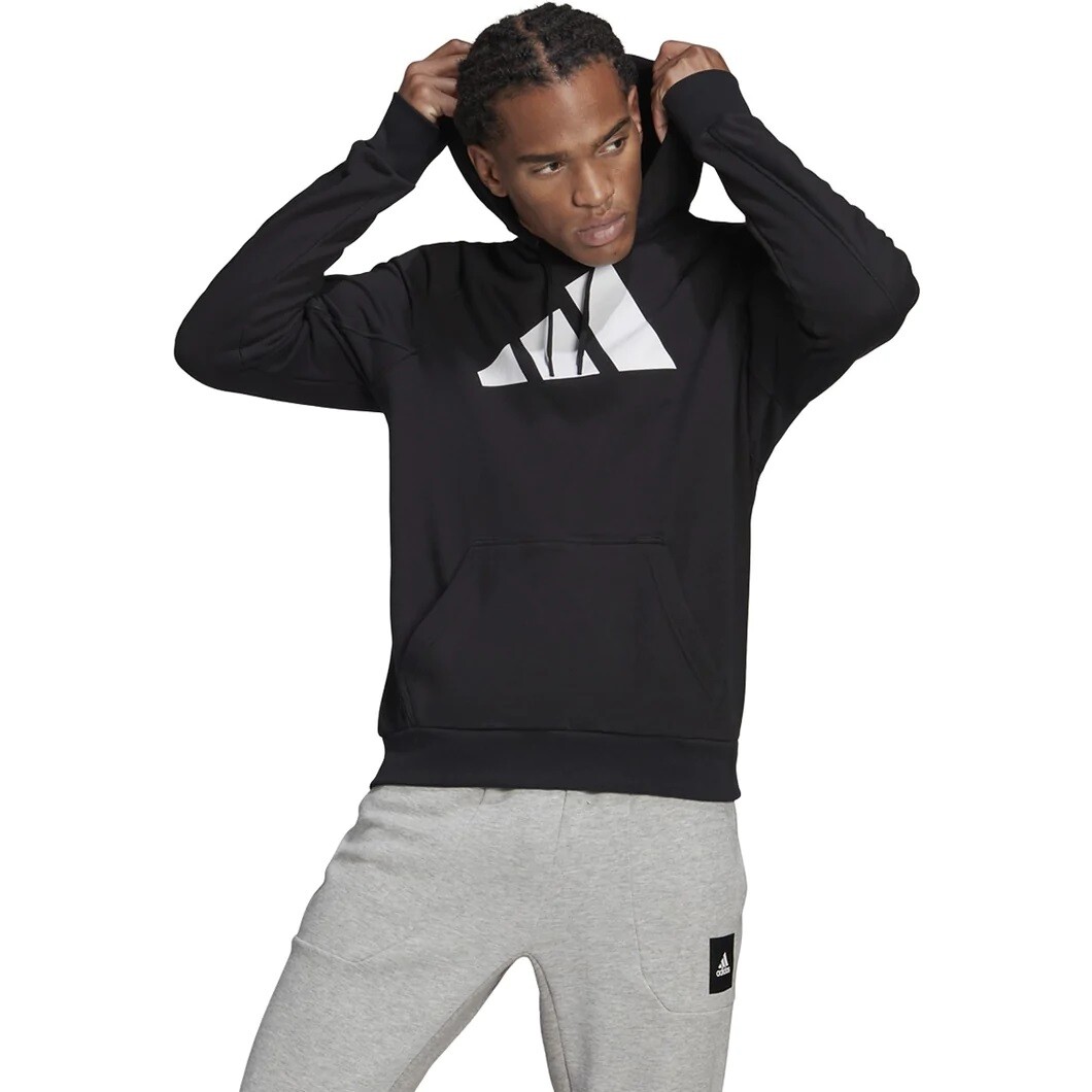 Mens Adidas Hoodie Hooded Top Sweatshirt Jumper Hoody Sweater Jacket