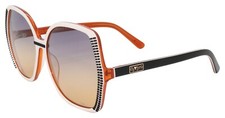Black Flys FLY GIRLS Sunglasses FEATHERED FLY BLACK WHITE ORANGE Gradient LENS