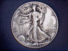 1945  Liberty Walking Half,  Circulated Ave, .3617 Oz Silver (US-8844)