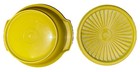 Vintage Tupperware 4.5”x2.5” Olive Green Bowl Container + Lid | 812-56 & 1323-6 — photo 3