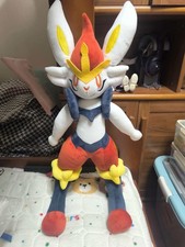 Giant Anime Plush Doll Cover Zeraora Cinderace Skin Pillow Case Toys 63"/160CM