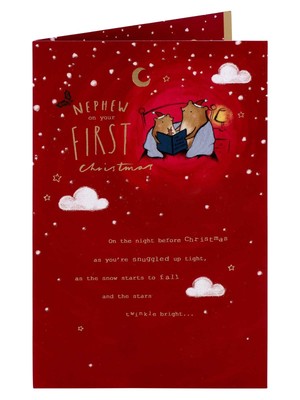 Biglietti Auguri Buon Natale Con Renne 5 Pezzi In Carta Avorio