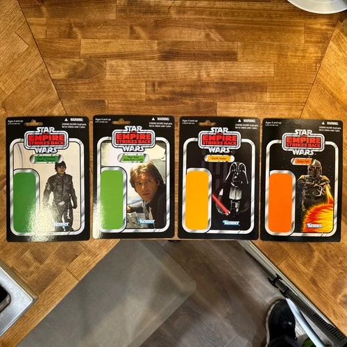 Star Wars Empire Strikes Back Proof Cards Vintage Collection CDCC VC 3,4,8,9
