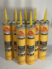 Lot Of 7 Sika Pro Select Self Leveling Sealant 29 Fl Oz Each