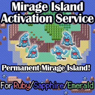 Pokemon Mirage Island Activation Service   Ruby / Sapphire / Emerald