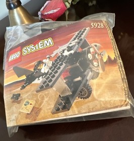 LEGO Adventurers: Bi-Wing Baron (5928) 100% Complete with Instructions Vintage