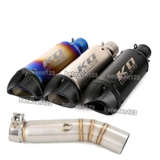 Exhaust Mid Link Tip Slip-On System For HondaCB500X 13-16 CB500F CBR500R 13-2015