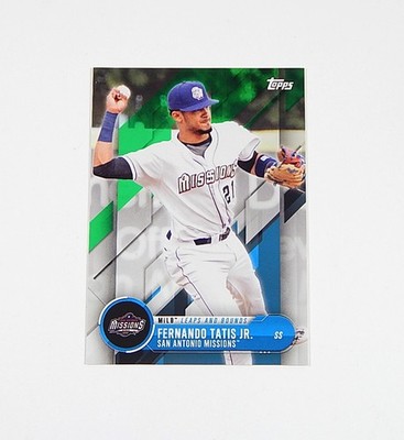 2018 Topps Pro Debut MILB Leaps and Bounds Green Fernando Tatis Jr. RC /99